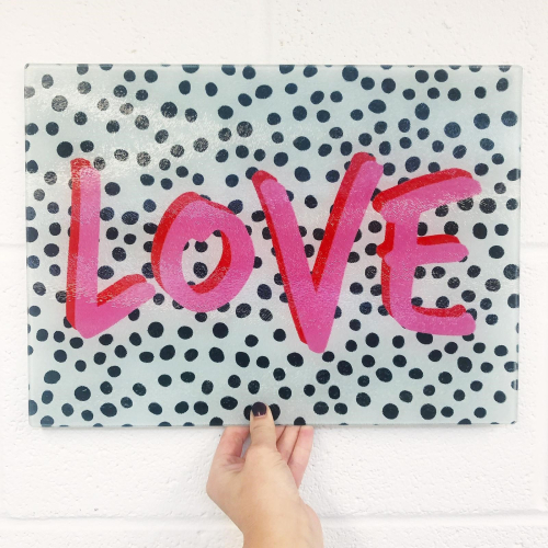 Love Polka Dot - Chopping Boards by Laura Bb