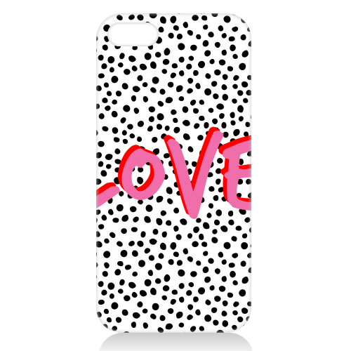 Love Polka Dot - unique phone case by Laura Bb