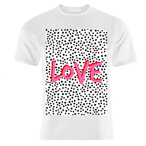 Love Polka Dot - unique t shirt by Laura Bb