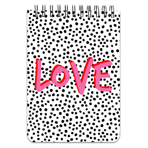 Love Polka Dot - designed notebook by Laura Bb
