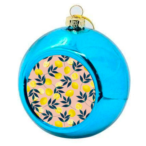 Lemons - Christmas bauble by Laura Bb