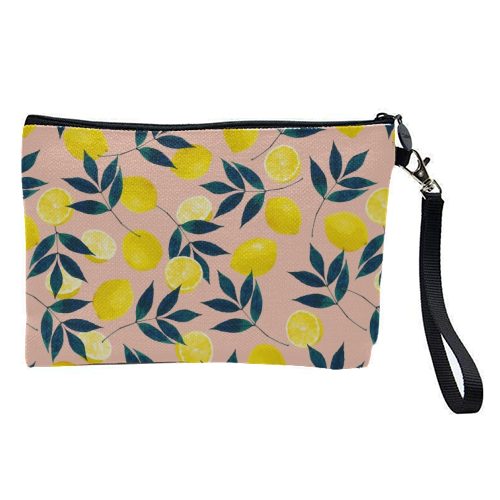 Lemons - Cosmetic Bags by Laura Bb