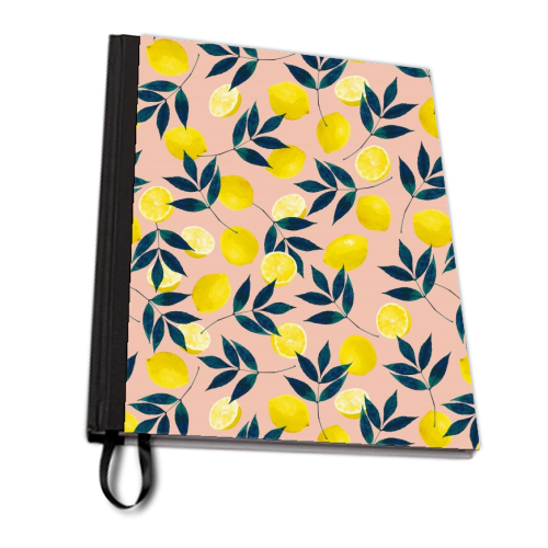 Lemons - designed notebook by Laura Bb