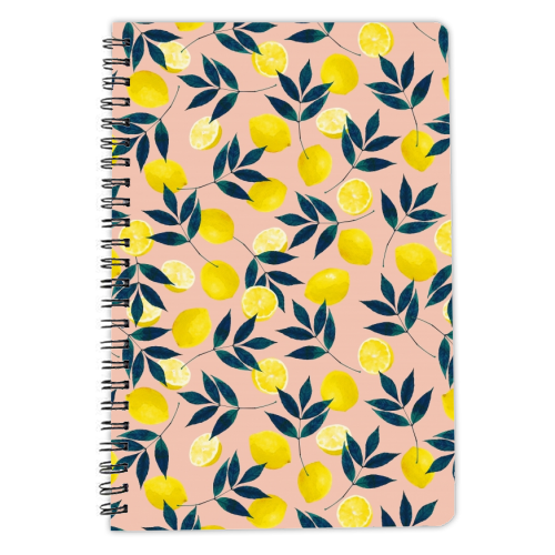 Lemons - designed notebook by Laura Bb