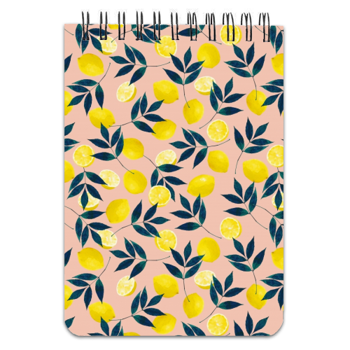 Lemons - designed notebook by Laura Bb