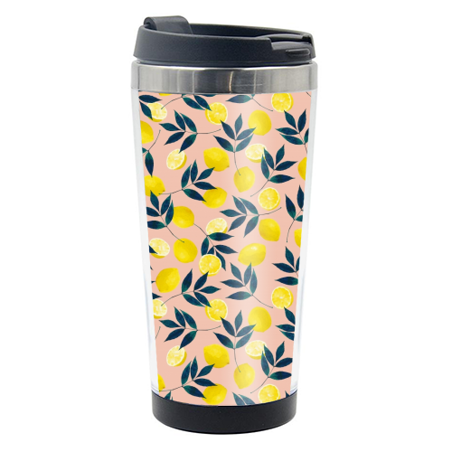 Lemons - funny water bottle by Laura Bb
