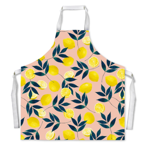 Lemons - personalised baking apron by Laura Bb