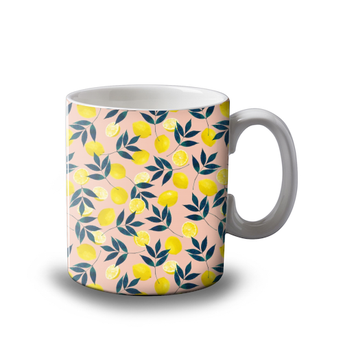 Lemons - unique mug by Laura Bb