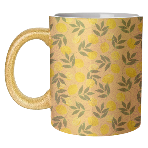 Lemons - unique mug by Laura Bb