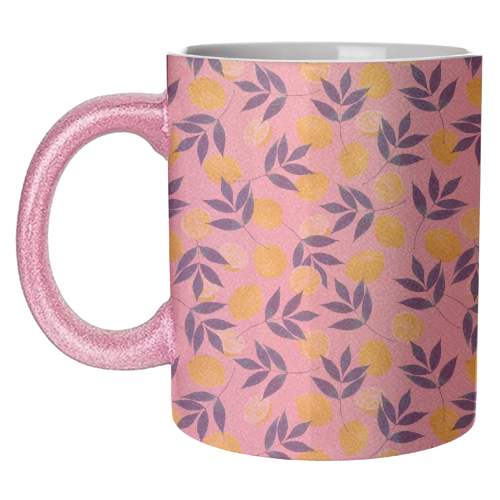 Lemons - unique mug by Laura Bb