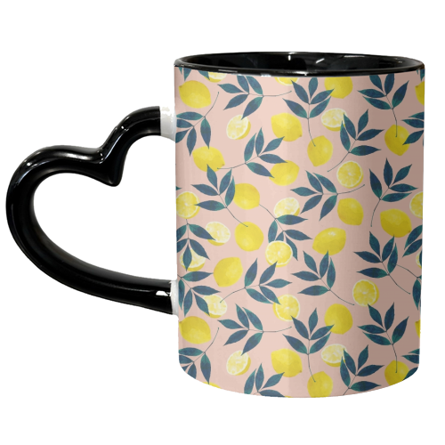 Lemons - unique mug by Laura Bb