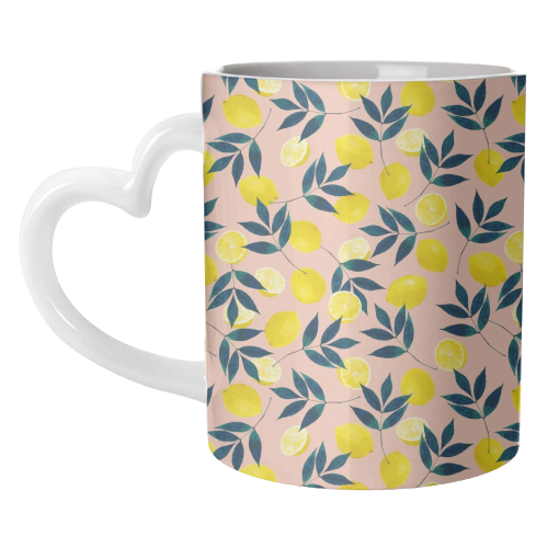 Lemons - unique mug by Laura Bb