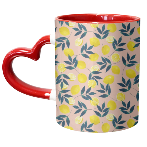 Lemons - unique mug by Laura Bb
