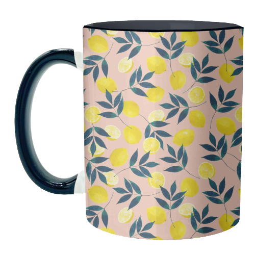 Lemons - unique mug by Laura Bb