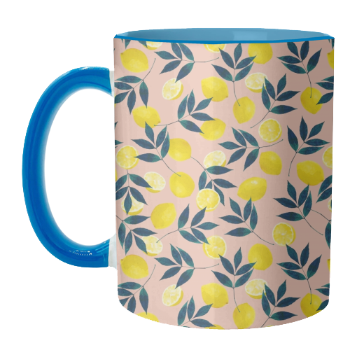 Lemons - unique mug by Laura Bb