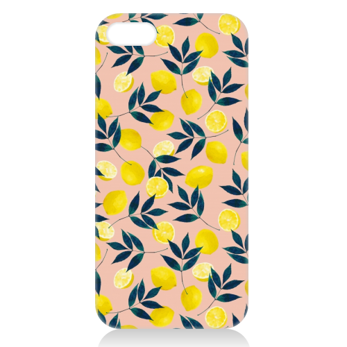 Lemons - unique phone case by Laura Bb