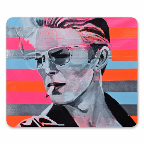 Neon Bowie - Mouse Mats by Laura Bb