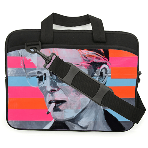 Neon Bowie - personalised laptop case by Laura Bb