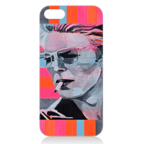 Neon Bowie - unique phone case by Laura Bb