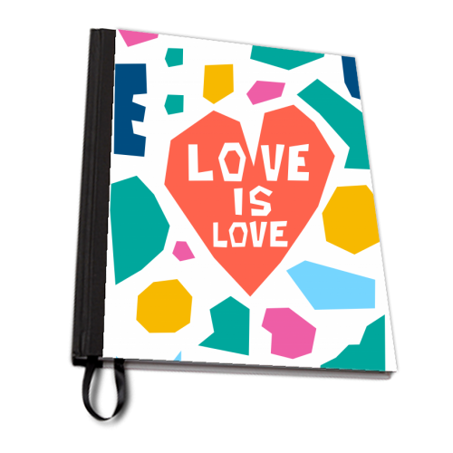 Love is Love - designed notebook by Laura Bb