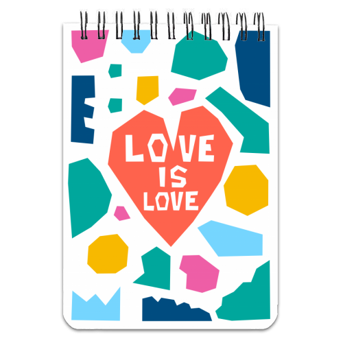 Love is Love - designed notebook by Laura Bb