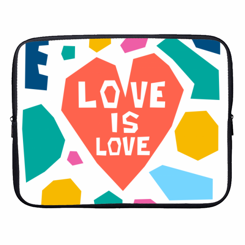 Love is Love - designer laptop sleeve by Laura Bb