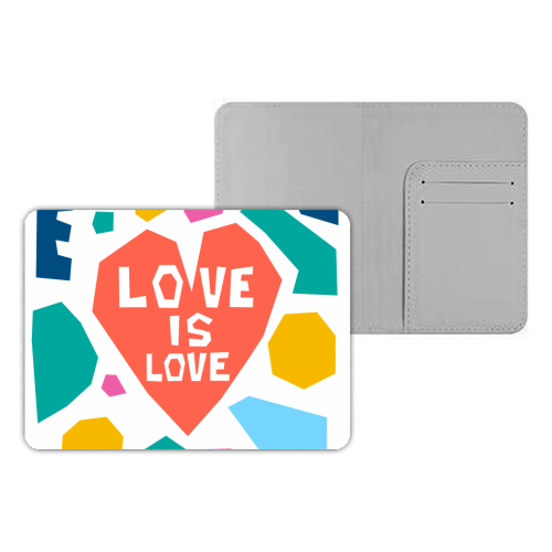 Love is Love - designer passport cover by Laura Bb