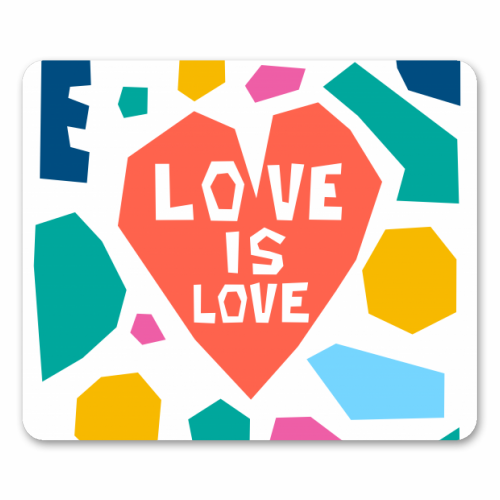 Love is Love - Mouse Mats by Laura Bb
