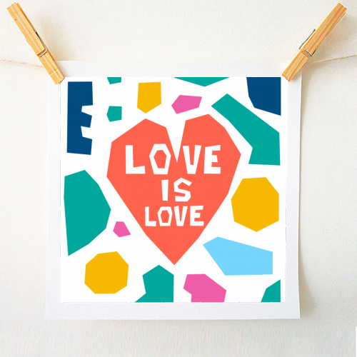 Love is Love - original print by Laura Bb