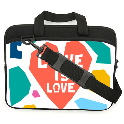 Love is Love - personalised laptop case by Laura Bb