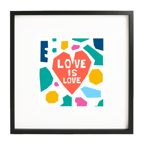 Love is Love - printed framed picture by Laura Bb