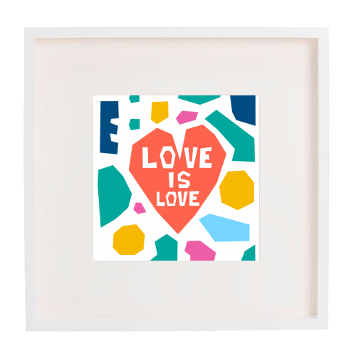 Love is Love - printed framed picture by Laura Bb