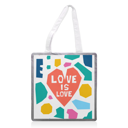 Love is Love - printed tote bag uk by Laura Bb