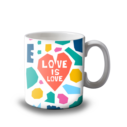 Love is Love - unique mug by Laura Bb