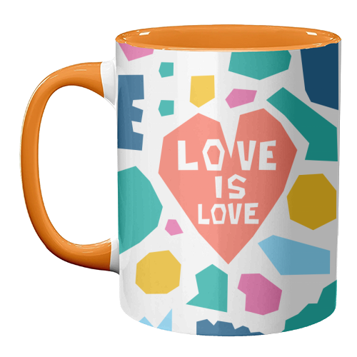 Love is Love - unique mug by Laura Bb