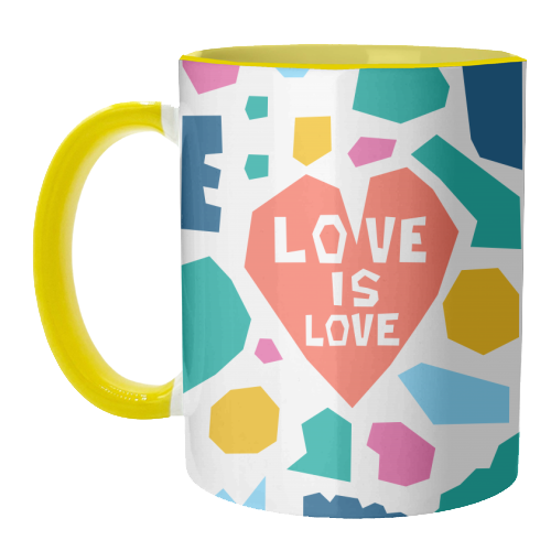 Love is Love - unique mug by Laura Bb