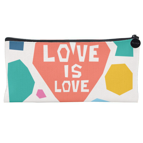 Love is Love - unique pencil case by Laura Bb