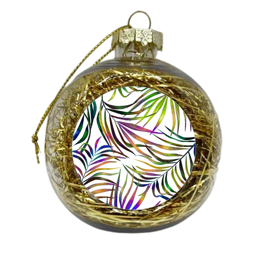 xxxxxx - Christmas Tinsel Baubles by Amy Mahoney