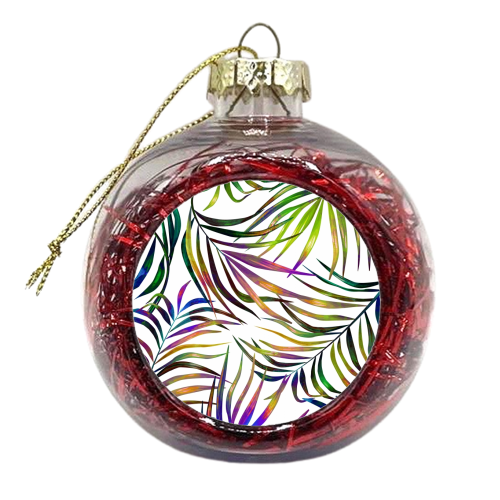 xxxxxx - Christmas Tinsel Baubles by Amy Mahoney