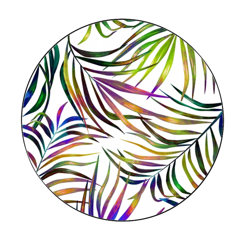 xxxxxx - Circle Stickers by Amy Mahoney